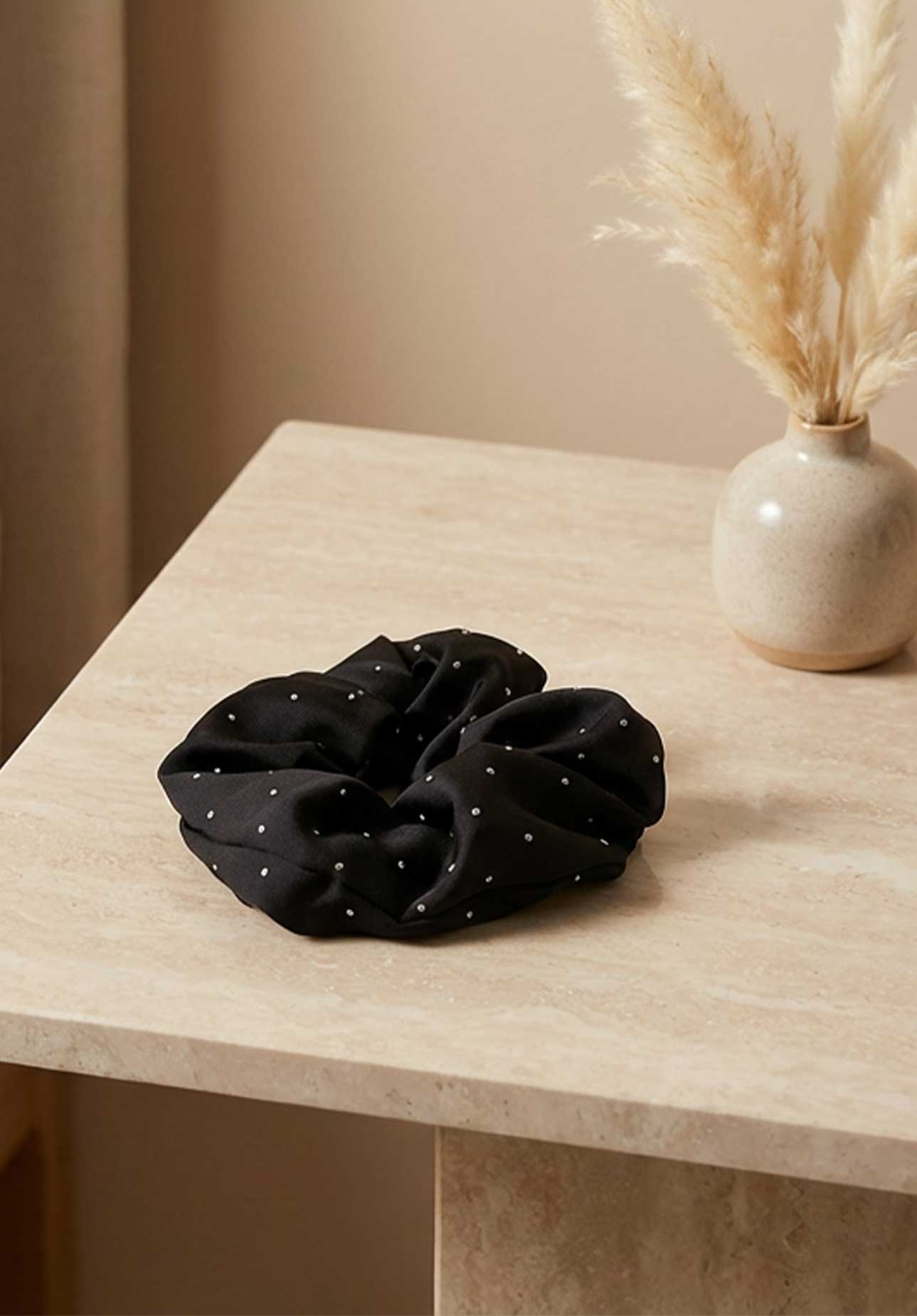 Nasmati⢠Satin Crystal Scrunchies
