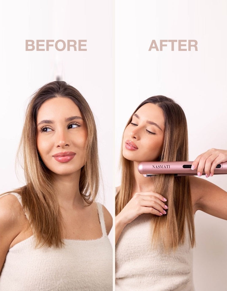 Nasmati™ Cordless Comb Hair Straightener