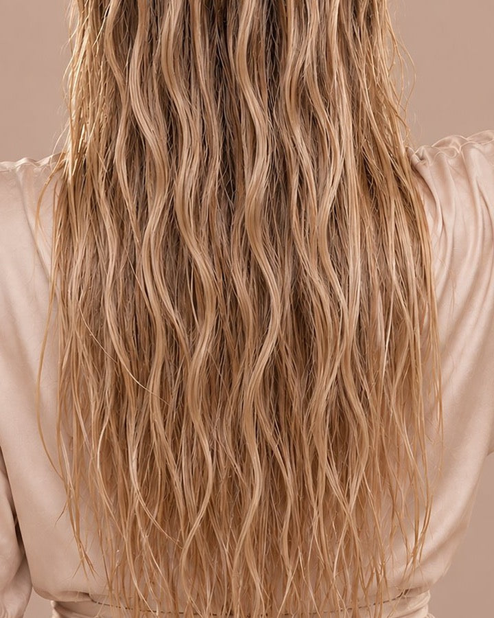 Natural wavy hair