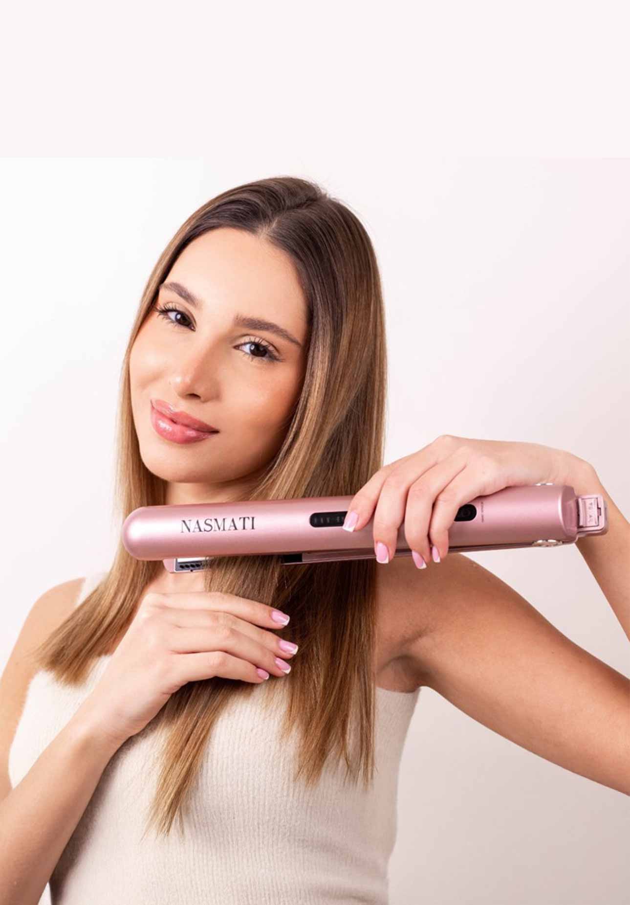 Nasmati™ Cordless Comb Hair Straightener